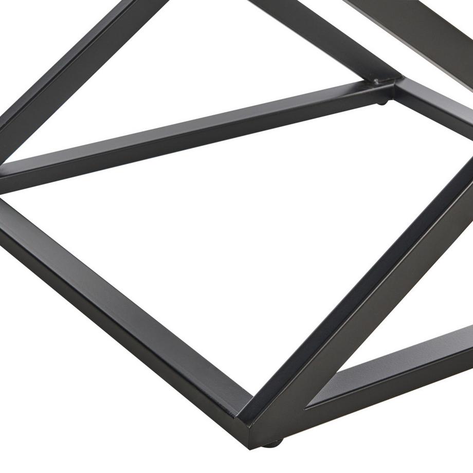 Beliani Repose-pied en Cuir PU Industriel MURDO  