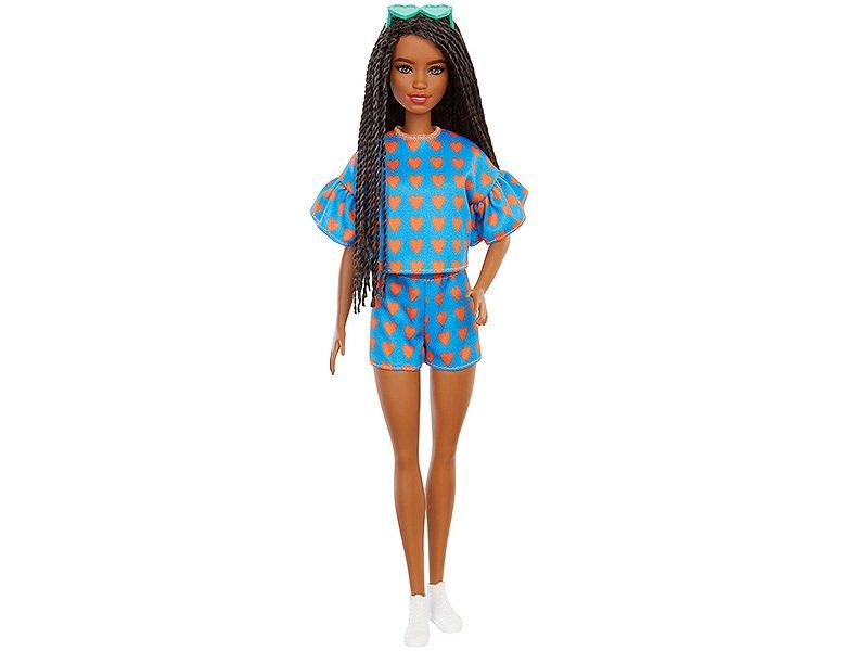 Barbie  Fashionistas Puppe Heart Print Matching Top & Short 