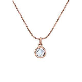 Elli  Halskette Solitär Kristall Kordelkette 