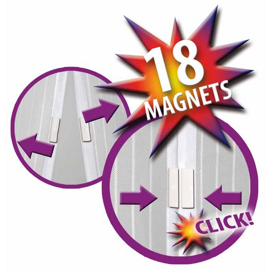 BEST DIRECT SCREENTASTIC - Zanzariera per porte con chiusura magnetica  