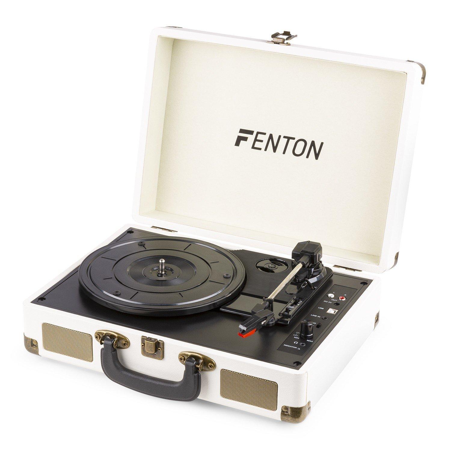 Fenton  Plattenspieler mit Bluetooth RP115G Cremé 