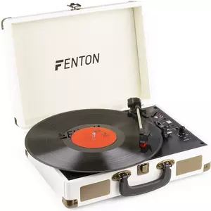 Fenton RP115G Tourne-disque entraîné par courroie Laiton, Crème