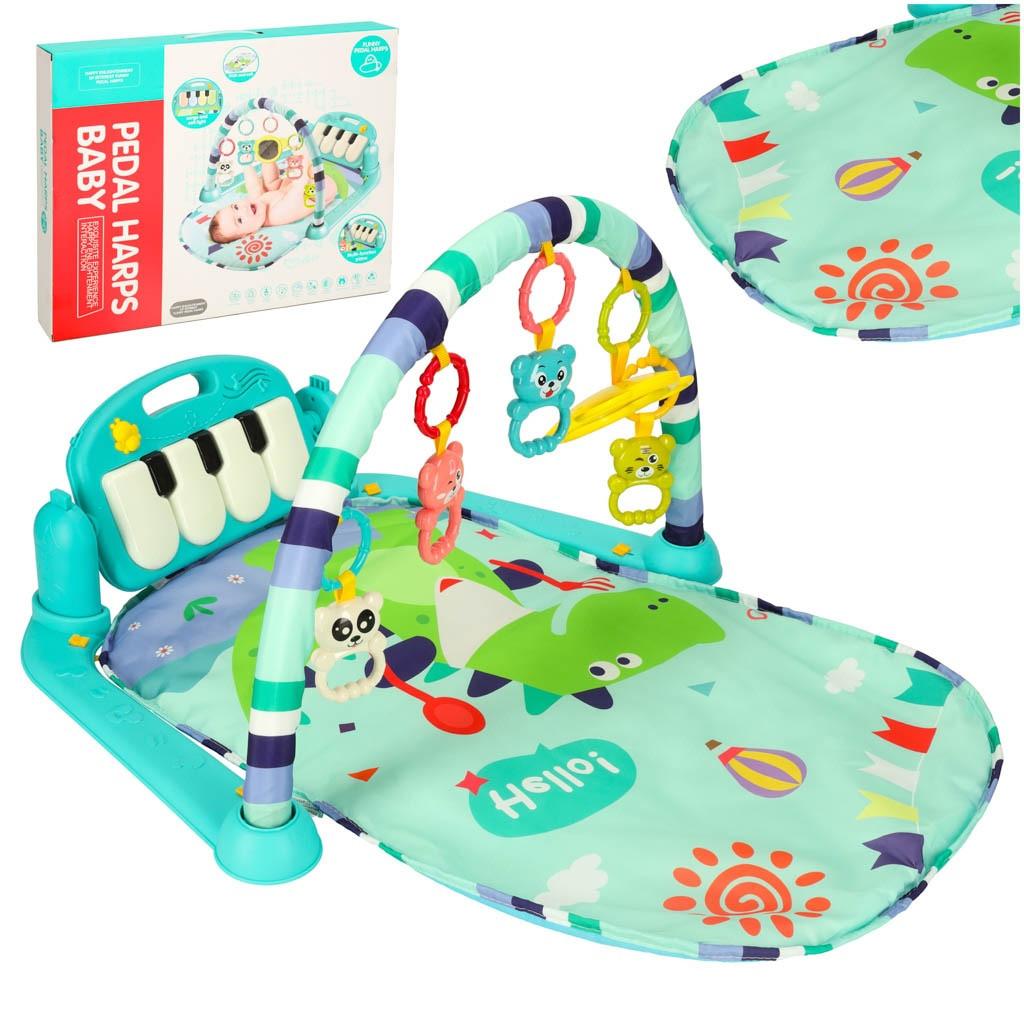 B2X  Tapis éducatif pour bébé piano avec hochets 