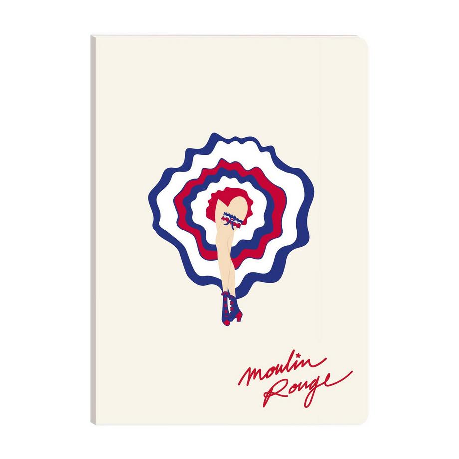 Clairefontaine Rivista Moulin Rouge in copertina rigida x4  