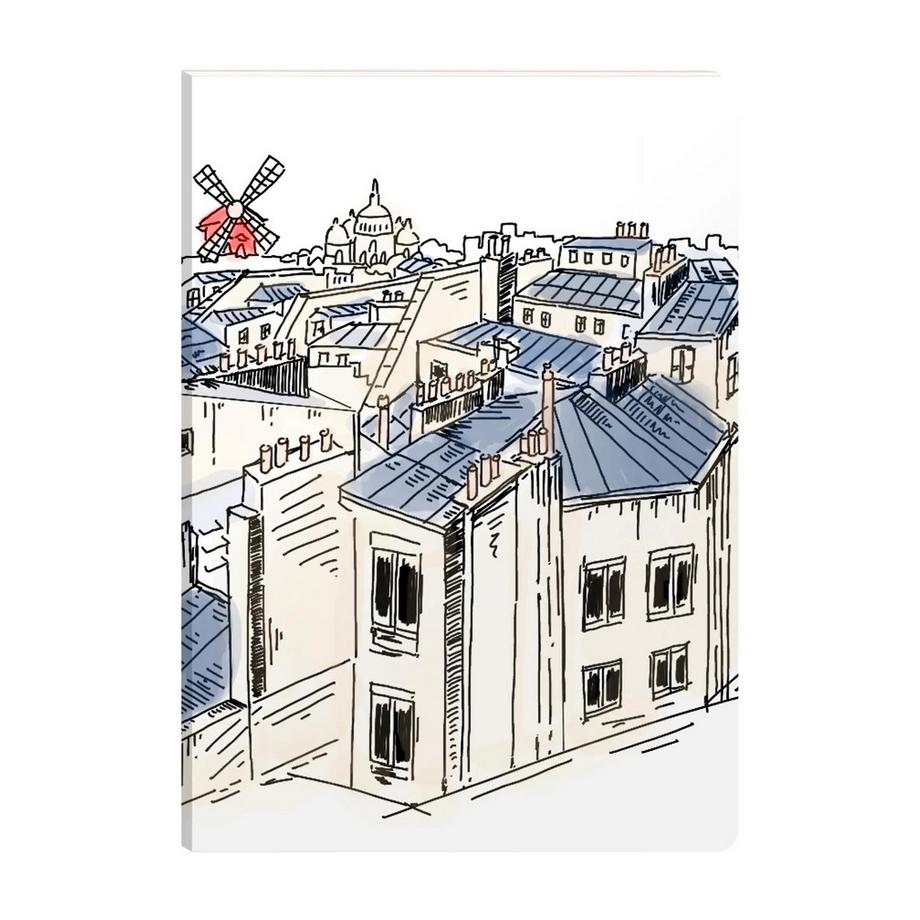 Clairefontaine Rivista Moulin Rouge in copertina rigida x4  
