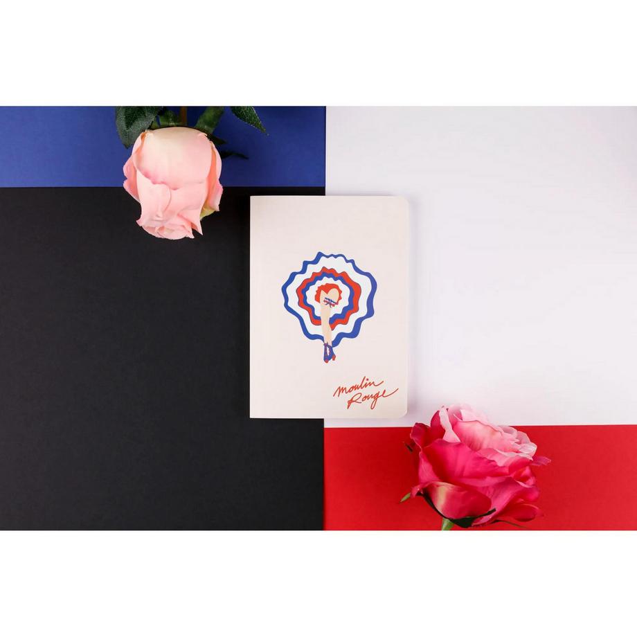 Clairefontaine Rivista Moulin Rouge in copertina rigida x4  