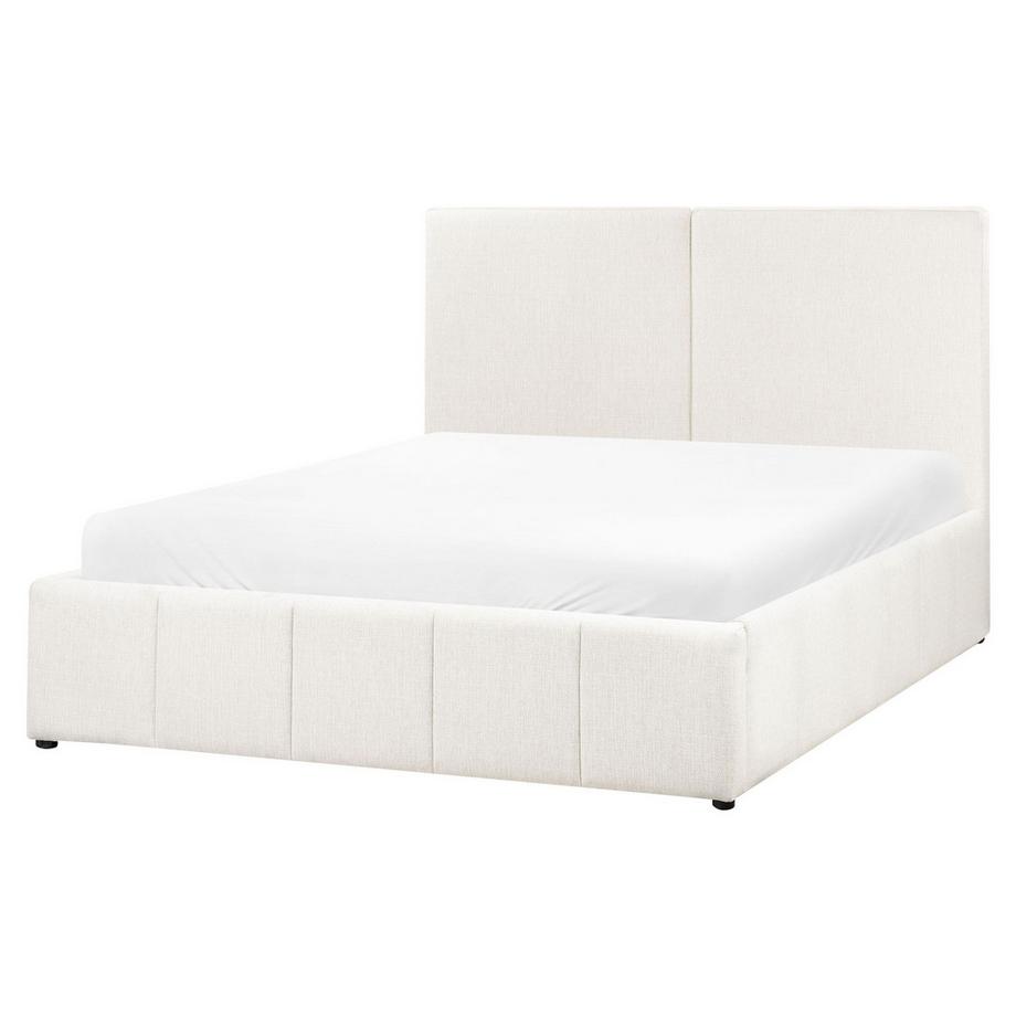 Beliani Lit ottoman en Tissu Moderne CASTELNAVET  
