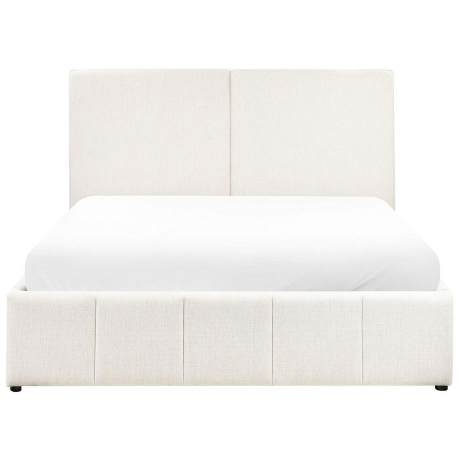 Beliani Lit ottoman en Tissu Moderne CASTELNAVET  