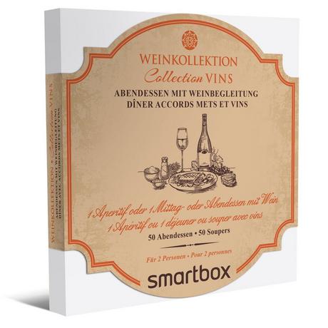 Smartbox  Cena con accordi enologici - Cofanetto regalo 