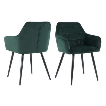 Chaise Sonar vert (lot de 2)