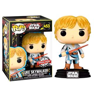 Funko  Figura POP Star Wars Serie Retro Luke Skywalker Esclusivo 