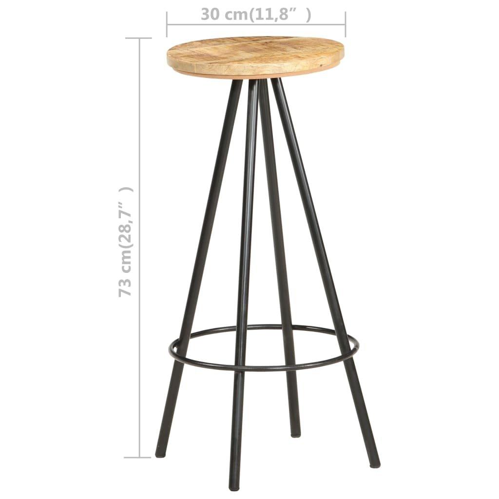 VidaXL Tabouret de bar bois  