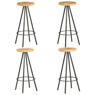 VidaXL Tabouret de bar bois  