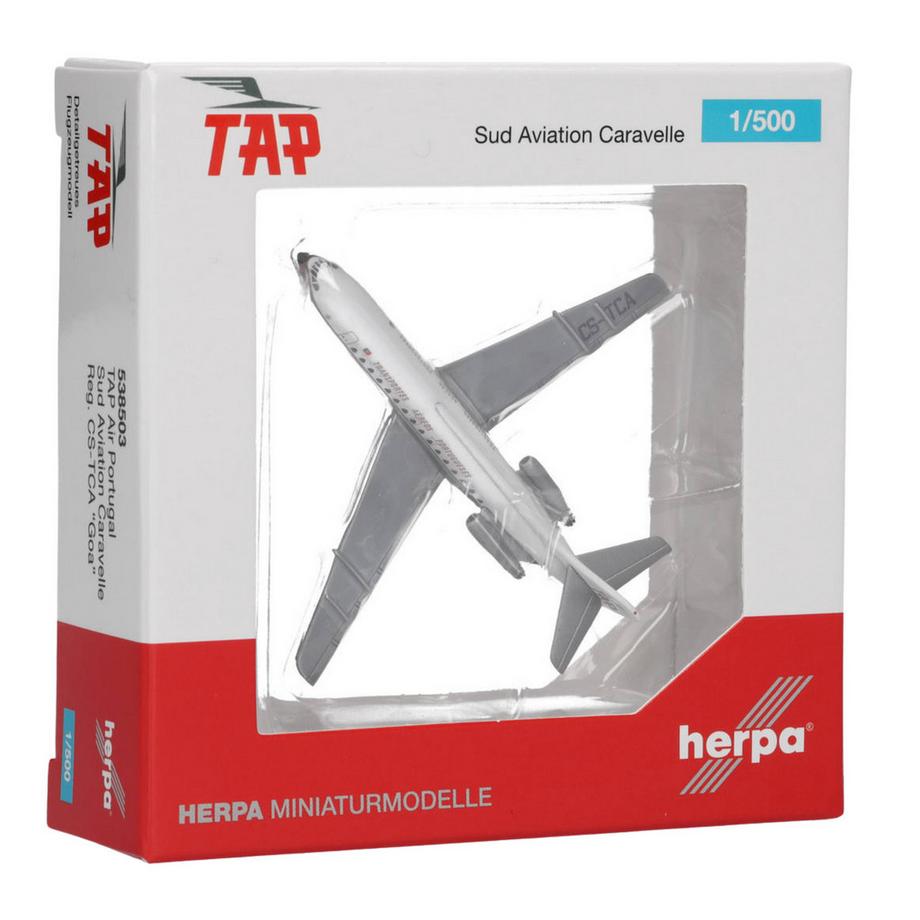 Herpa  Wings Modello di Aereo Tap Air Portugal Aviation Caravelle (1:500) 