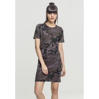 URBAN CLASSICS Camouflage Kurzarm T-Shirt Kleid  