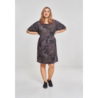 URBAN CLASSICS Camouflage Kurzarm T-Shirt Kleid  