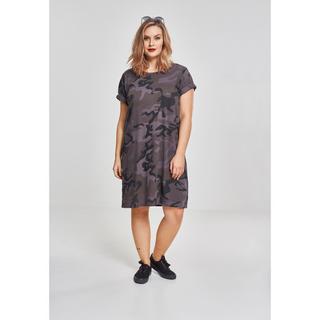 URBAN CLASSICS Camouflage Kurzarm T-Shirt Kleid  