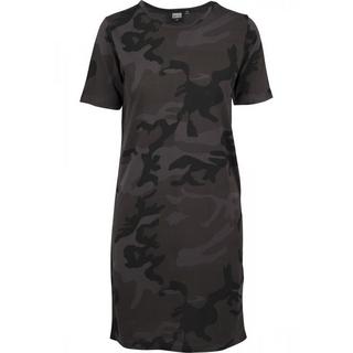 URBAN CLASSICS Camouflage Kurzarm T-Shirt Kleid  