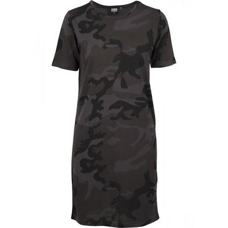 URBAN CLASSICS Camouflage Kurzarm T-Shirt Kleid  