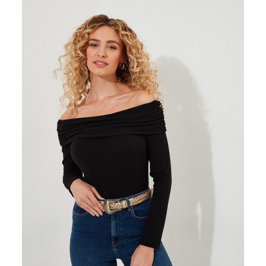 Joe Browns Klassisches Slim Fit Bardot Top  