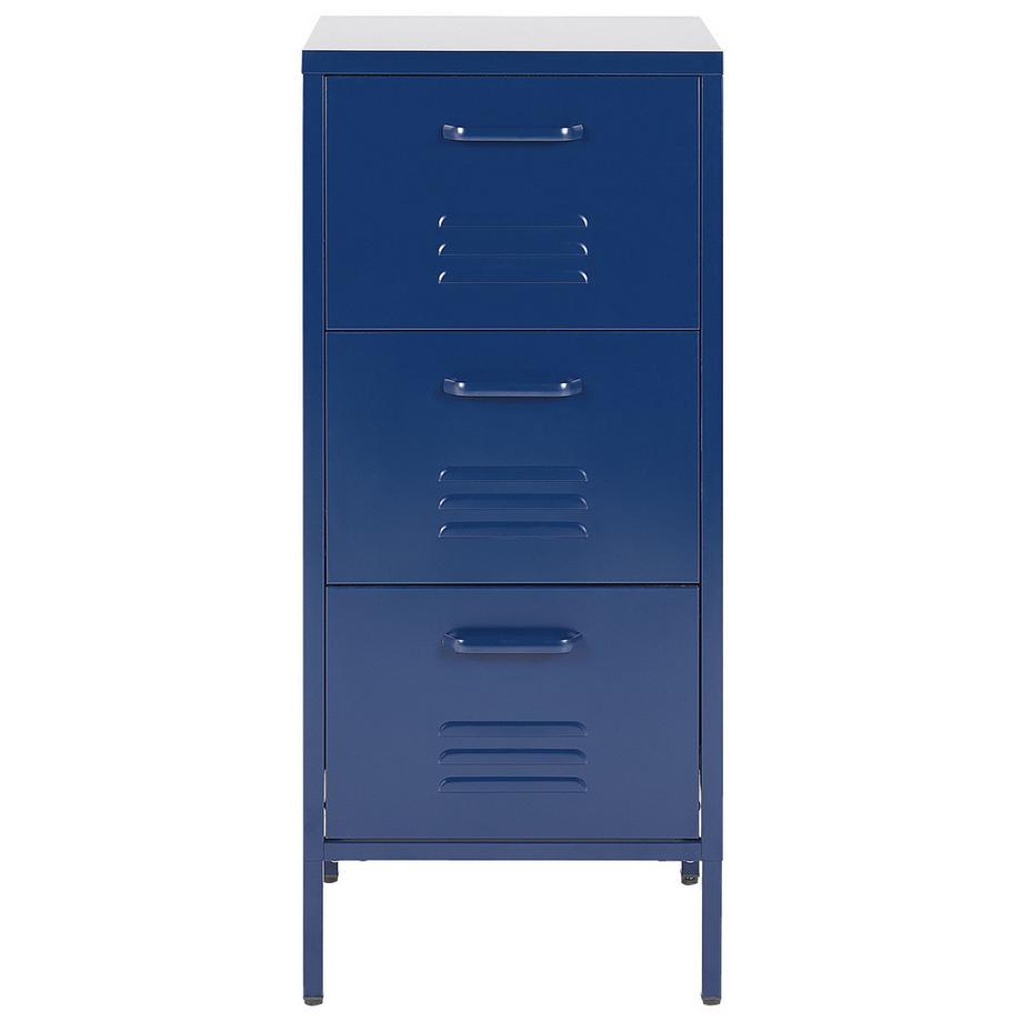 Beliani Armadietto da ufficio en Acciaio Moderno WOSTOK  