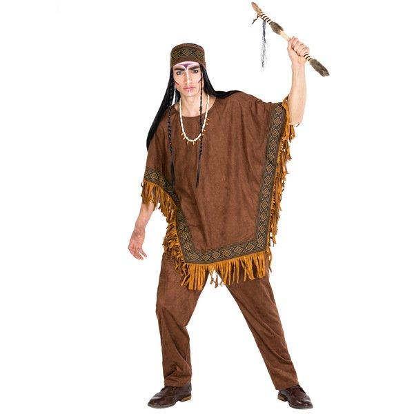 Tectake  Costume pour homme indien Étalon Sauvage 