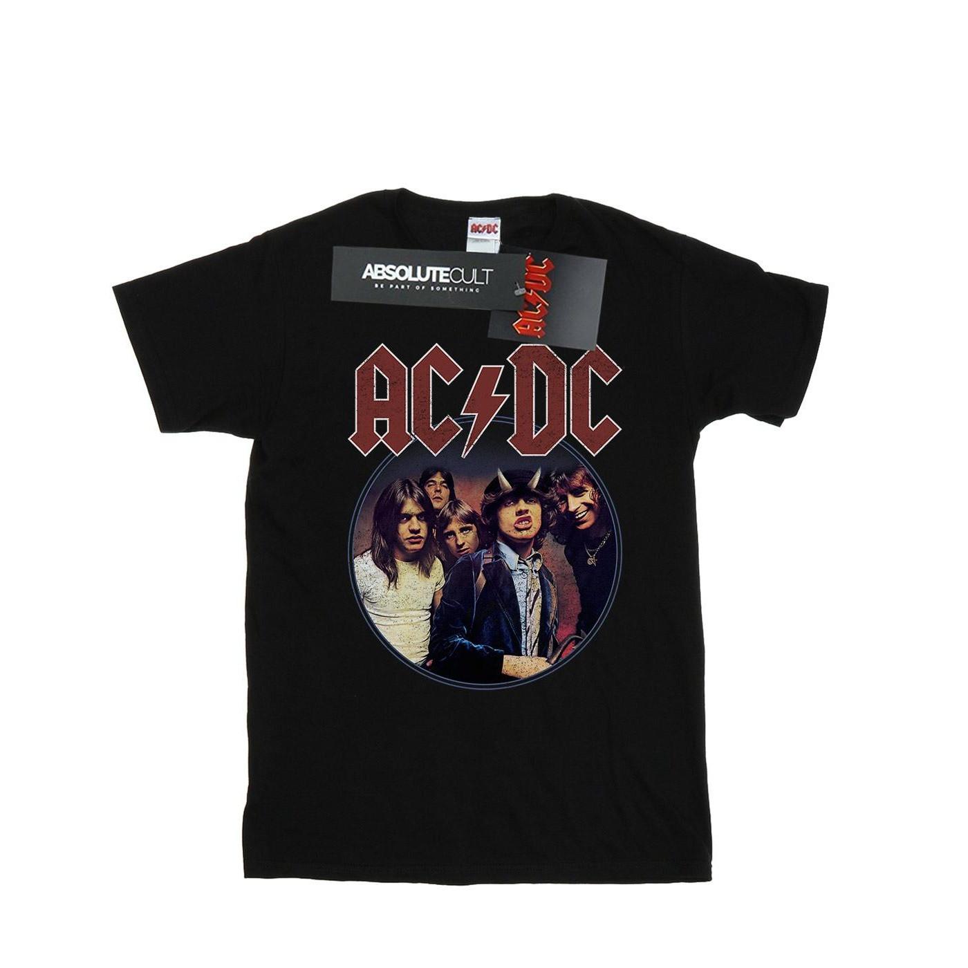 Image of Acdc Highway To Hell Circle Tshirt Damen Schwarz S