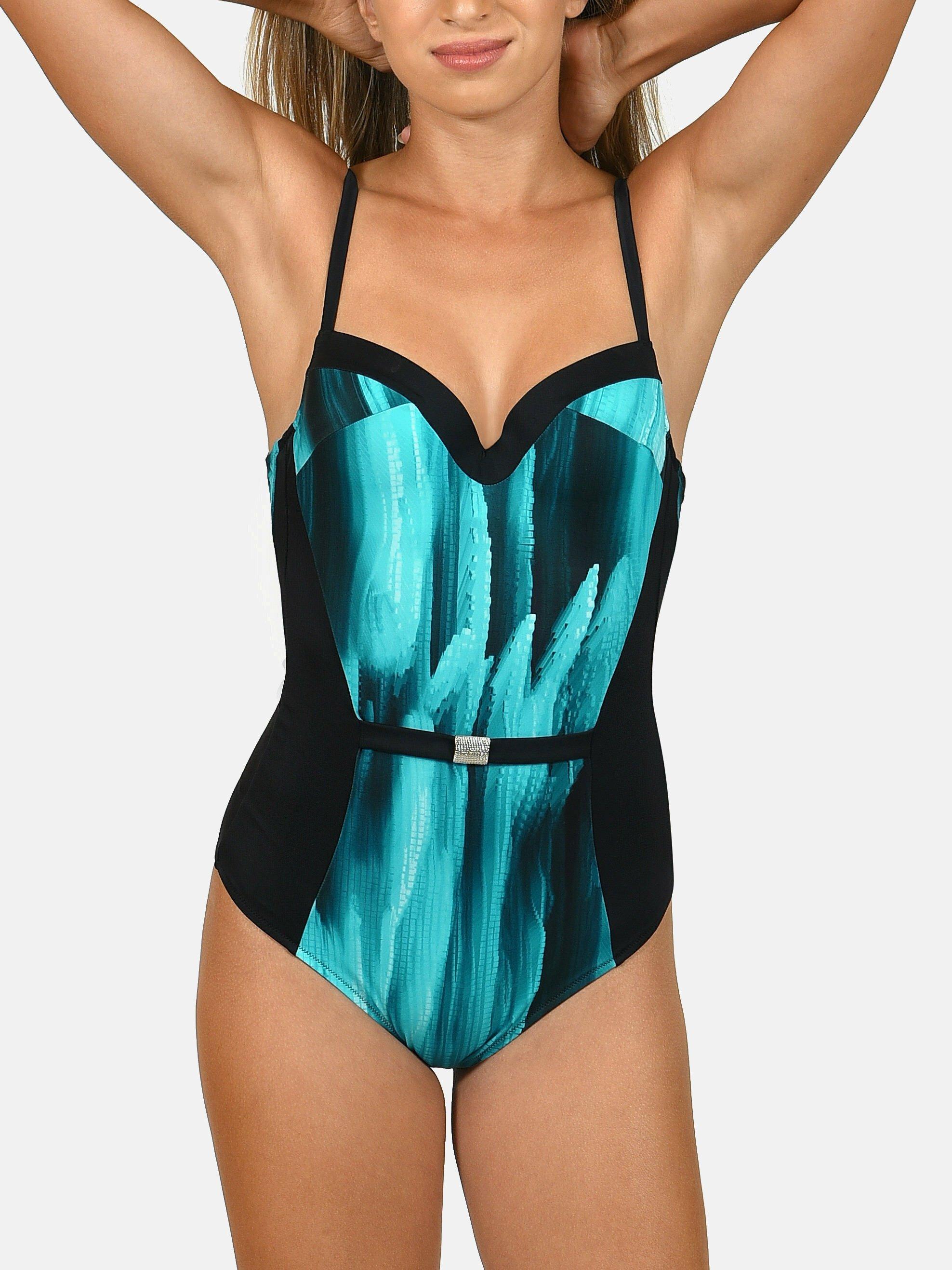 Image of 1-teiliger Badeanzug Jakarta Damen Blau C/38