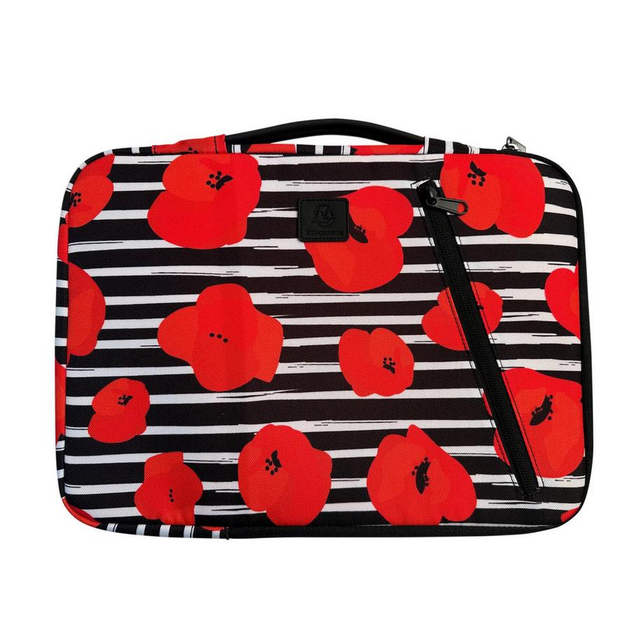 Exacompta  Laptoptasche Sleeve 13-14' Mohnblume 