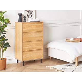 Beliani Cassettiera 4 cassetti en Pannello di fibre (LDF) Scandinavo NIKEA  