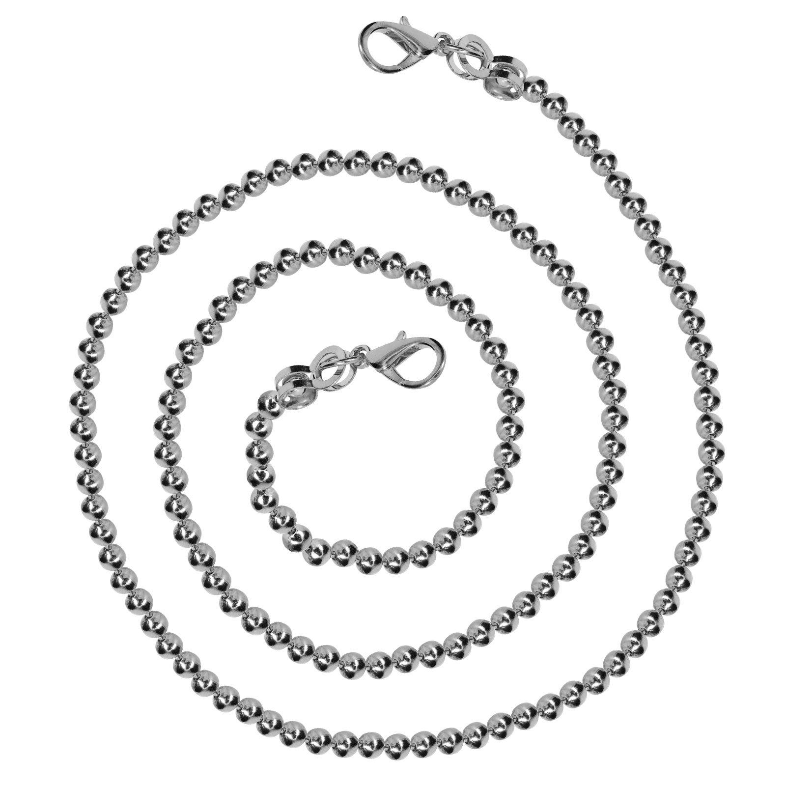 Avizar  Handyschmuck, Kugelkette Silber 