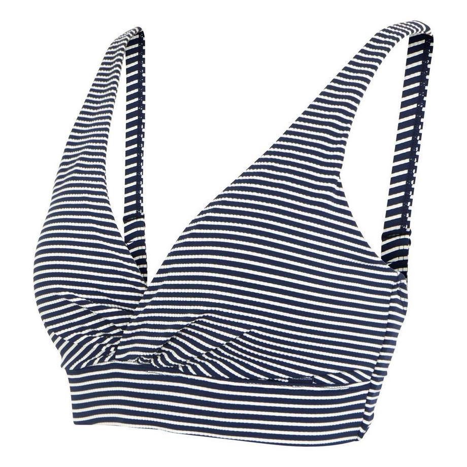 Regatta Top bikini Seersucker a righe  