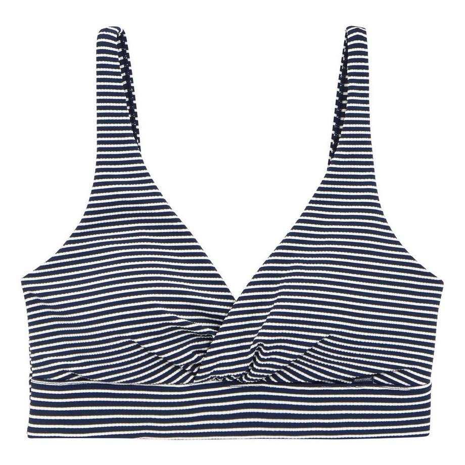 Regatta Top bikini Seersucker a righe  