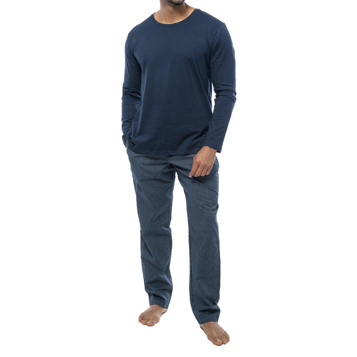 Image of Mix - Schlafanzug Unisex Blau XXL