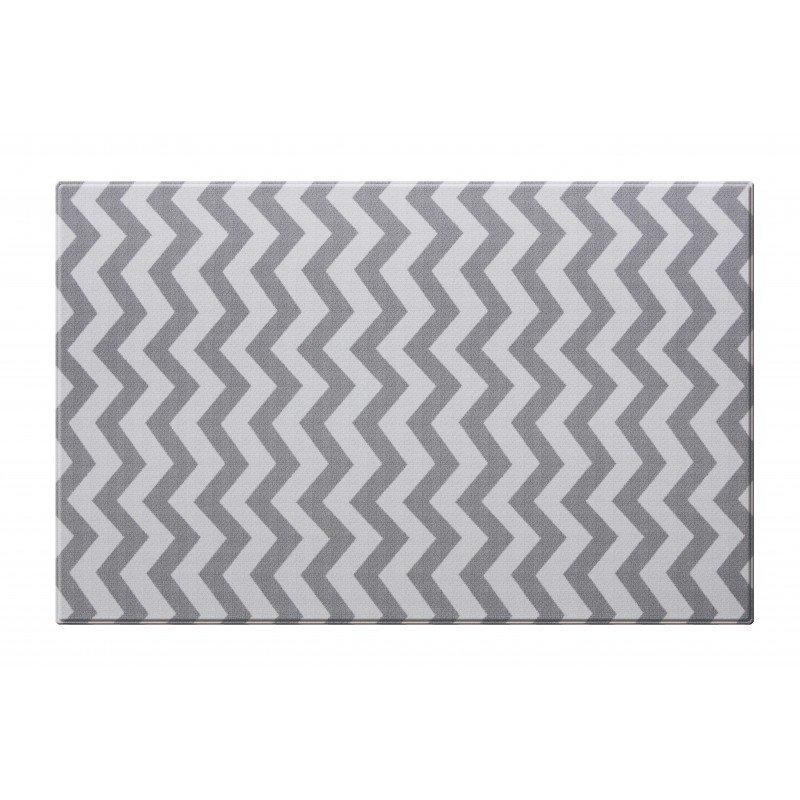 Image of SLIM Zig Zag Acryl, Polyvinylchlorid (PVC) Beige, Grau, Hellgrau, Mehrfarbig Babyspielmatte Beige