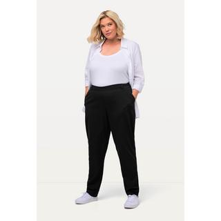 Ulla Popken  Chino Rena, teilelastischer Bund, konisches Bein 