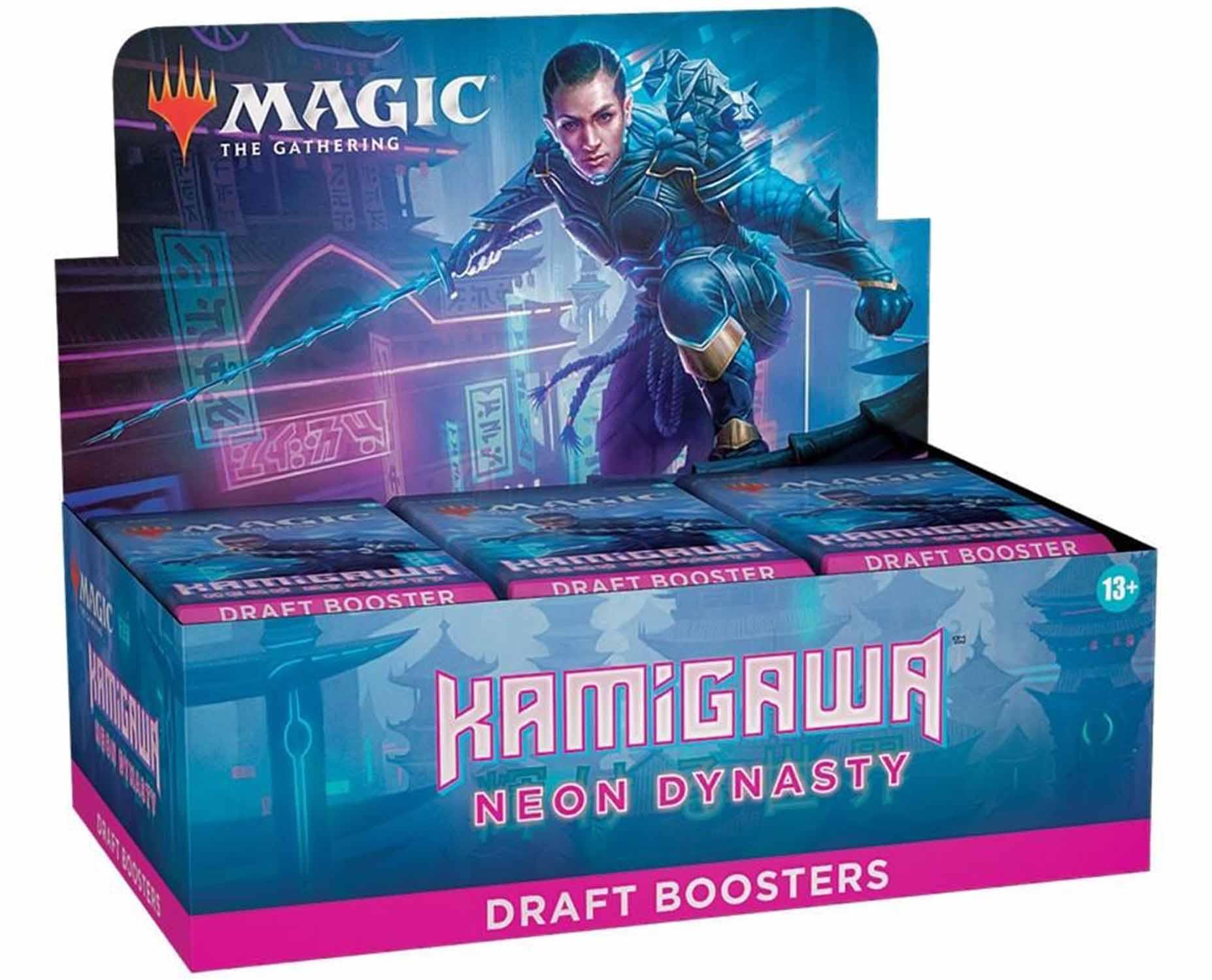 Wizards of the Coast  Kamigawa Neon Dynasty Draft Booster Box - Magic the Gathering - EN 