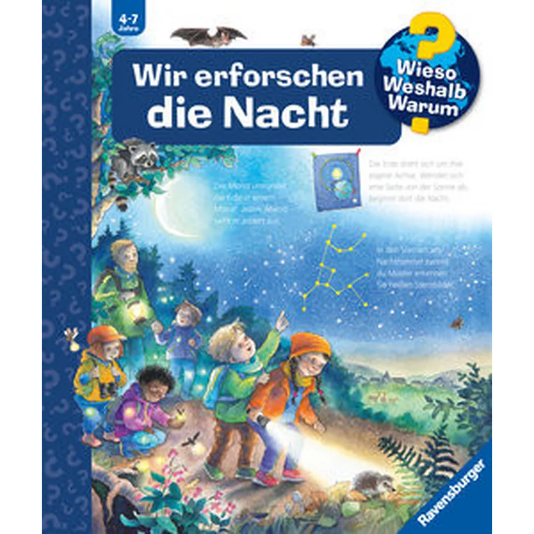 Ravensburger - Wieso? Weshalb? Warum?, Band 48: Wir erforschen die Nacht, Gernhäuser, Susanne; Szesny, Susanne (Illustrationen)