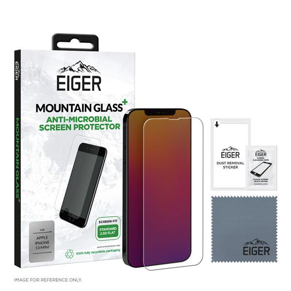 Image of Eiger iPhone 13 mini Mountain Antibakteriell Display-Glas
