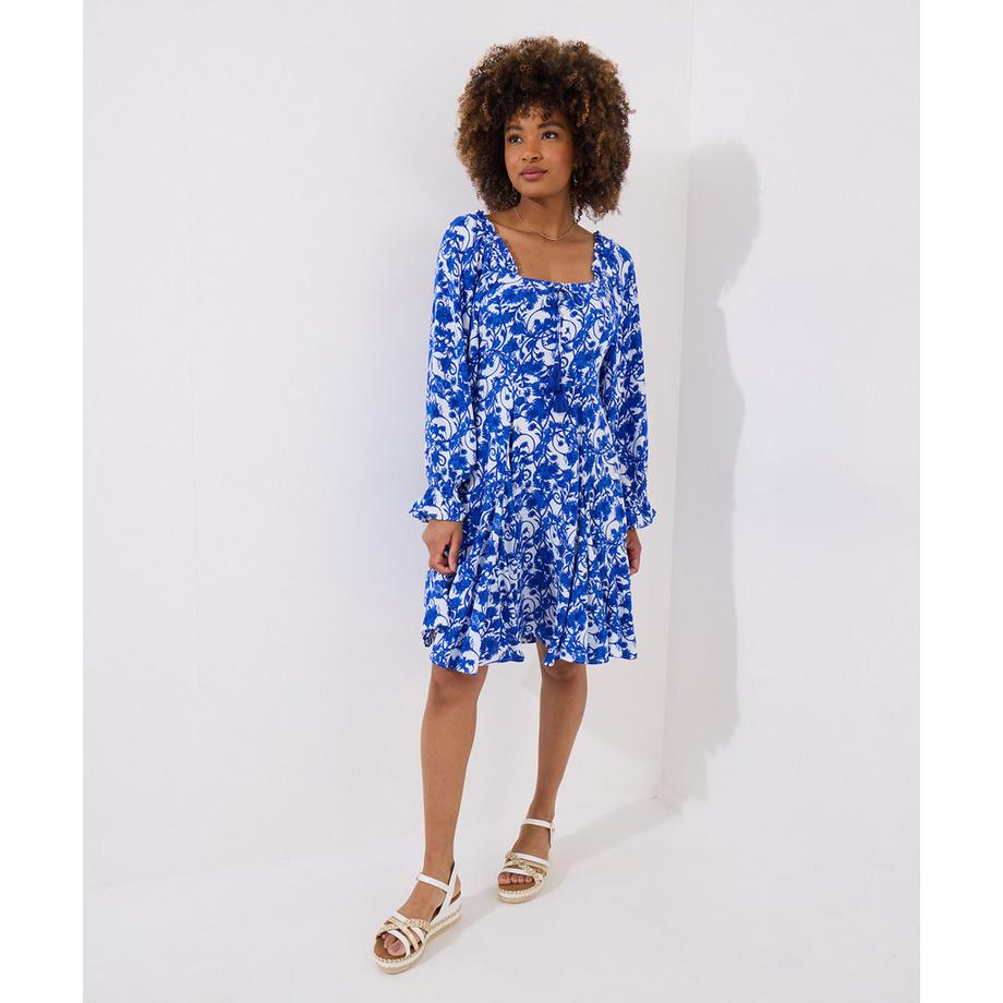 Joe Browns Mini Robe Manches Longues Florale  