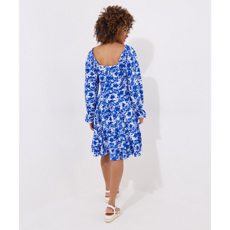 Joe Browns Mini Robe Manches Longues Florale  