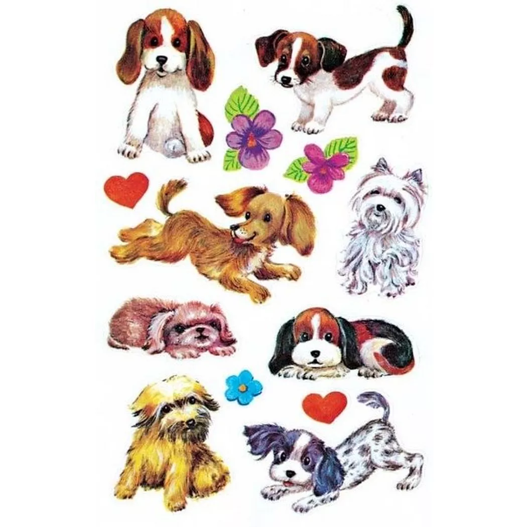 Z-DESIGN -  Sticker Kids 4340 Hunde 2 Stück