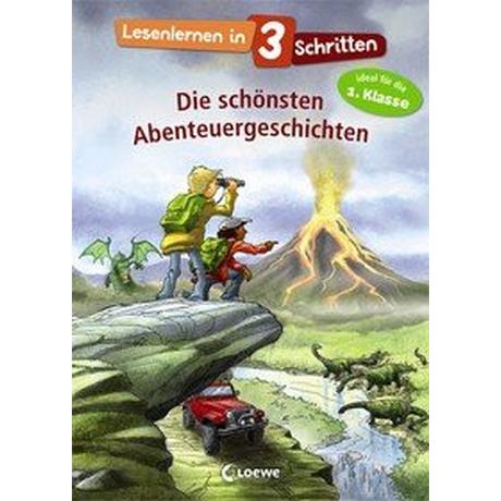 Lesenlernen in 3 Schritten - Die schönsten Abenteuergeschichten Loewe Erstlesebücher (Hrsg.) Gebundene Ausgabe 