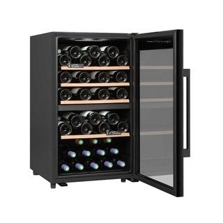 Climadiff Climadiff CLD55B1 cantina vino Raffreddatore di vino ibrido Libera installazione Nero 56 bottiglia/bottiglie  