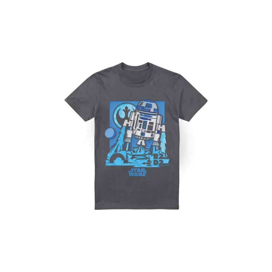 STAR WARS Star Wars Papercut R2-D2 Grafik T-Shirt  