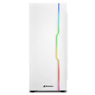 Sharkoon  RGB Slider - Midi Tower - PC - Weiß - ATX - micro ATX - Mini-ITX - Gaming - 15,7 (Midi Tower) 