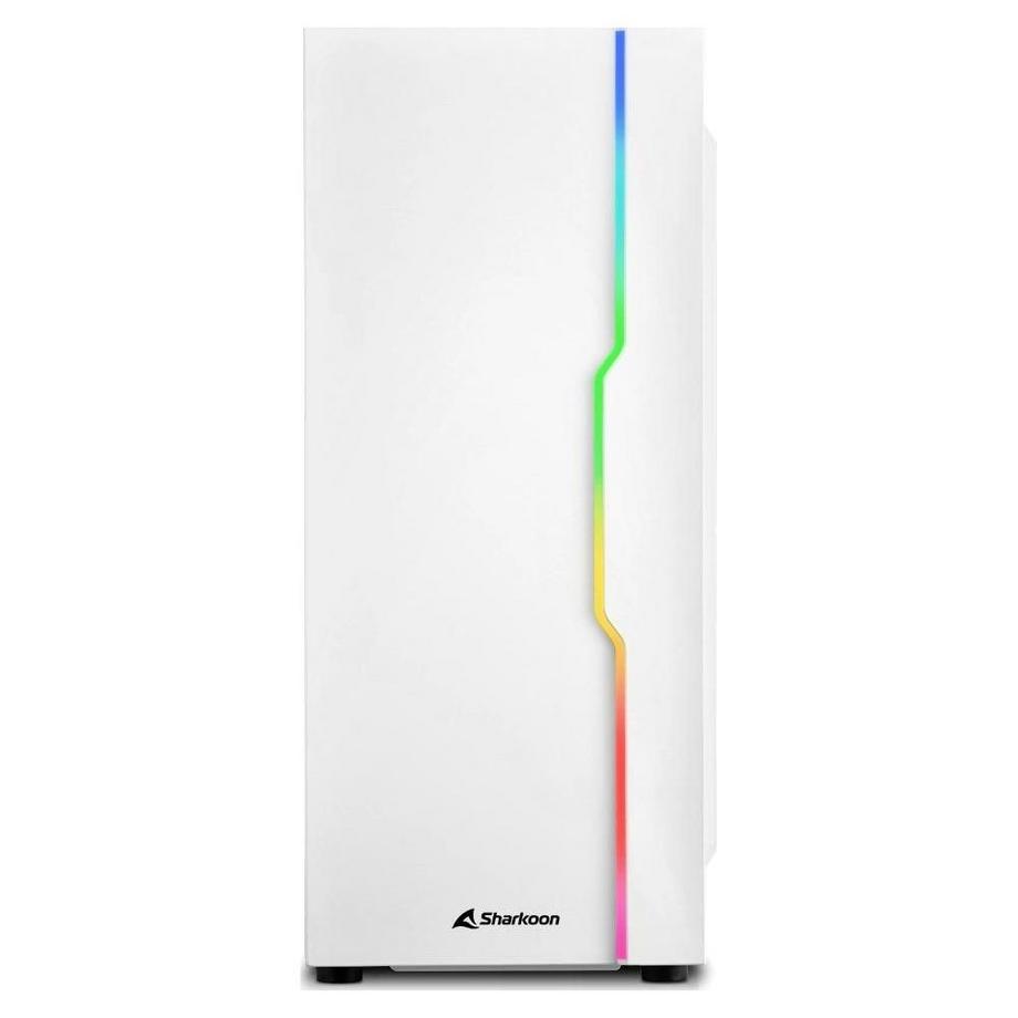 Sharkoon  RGB Slider - Midi Tower - PC - Weiß - ATX - micro ATX - Mini-ITX - Gaming - 15,7 (Midi Tower) 