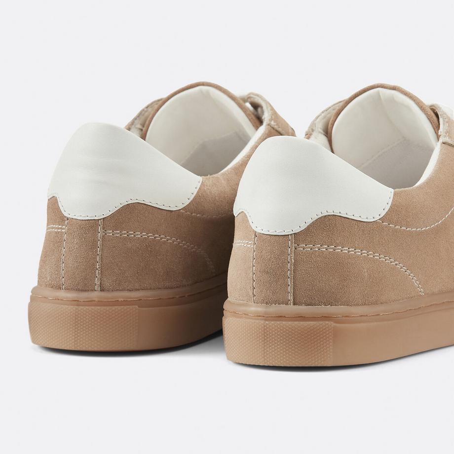 La Redoute Collections  Retro-Sneakers aus Veloursleder 
