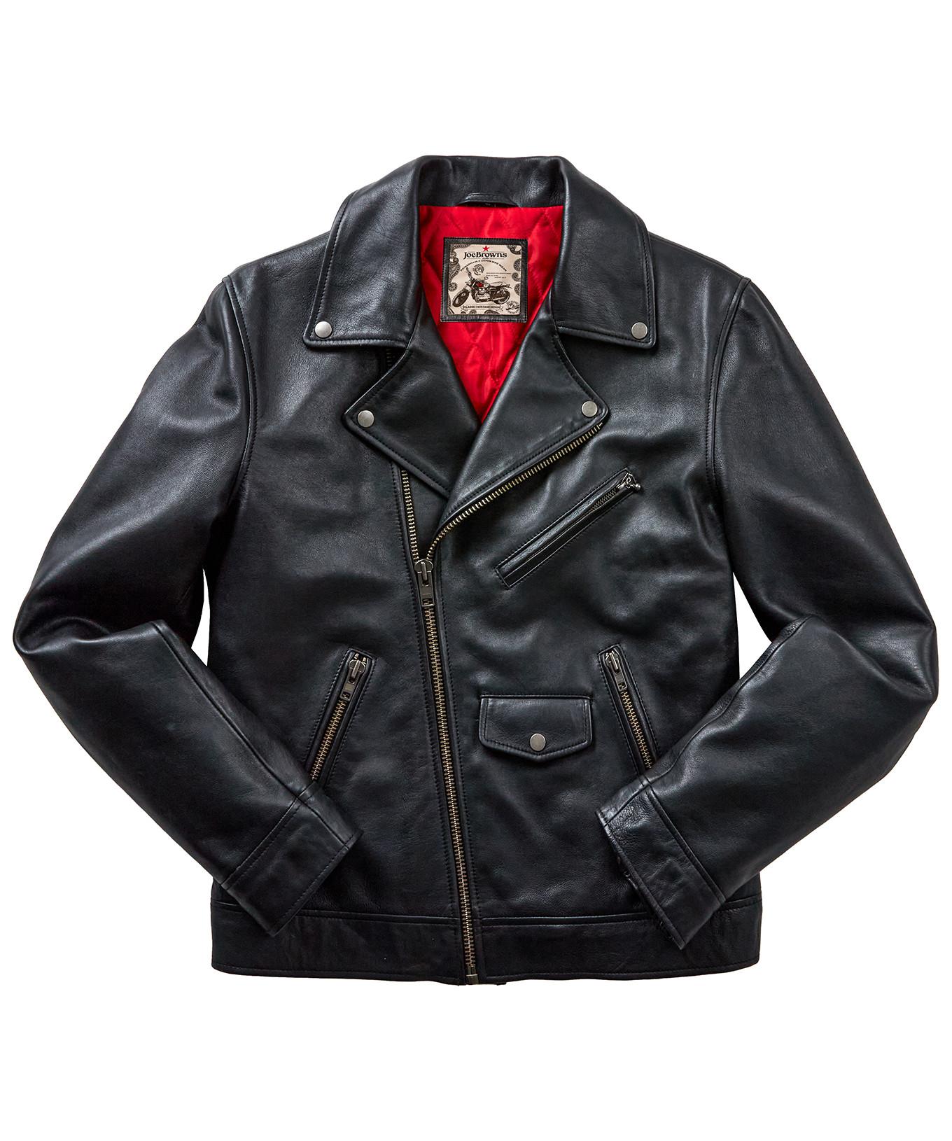 Joe Browns  Zeitlose Biker-Lederjacke 