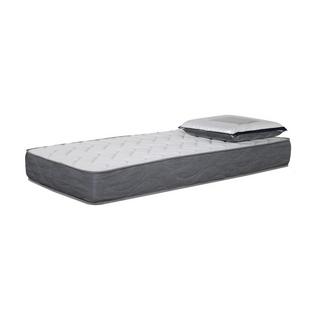 AB Matelas Matratze Luxe | 90x190cm mit 1 viskoelastischem Kissen 60x60cm | 35kgm³ Schaum | 24 cm  